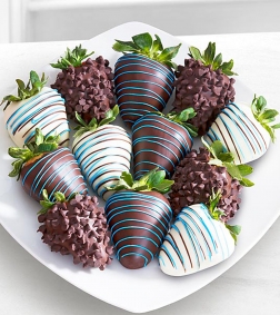 Blue Bounty - 6 Dipped Strawberries