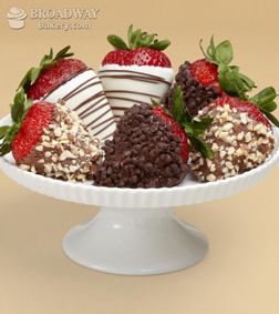 Nuts About Chocolate Covered Strawberries - Half Dozen