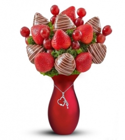 Sinfully Sweet Strawberry Fruit Bouquet
