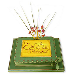 Festive Fireworks Eid Cake