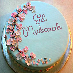 Floral Eid Blessings Cake