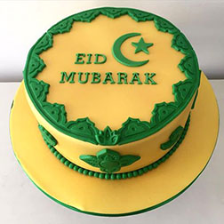 Classic Eid Wishes Cake