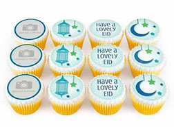 Eid Greetings Cupcakes