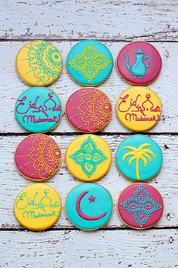 Colors of Eid Cookies