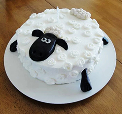 Plump Sheep Eid Cake