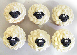 Fluffy Sheep Cupcakes