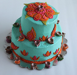 Grand Diwali Tiered Cake