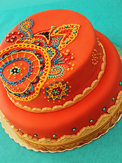 Diwali Decorations Tiered Cake