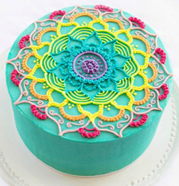 Rangoli Designs Cake