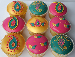 Joyful Diwali Cupcakes