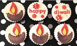 Diwali Lights Cupcakes