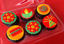 Diwali Pooja Cupcakes