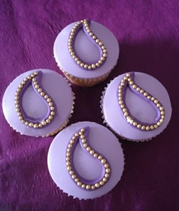 Ornate Diwali Cupcakes