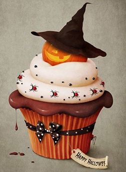 Bewitching Pumpkin Cupcake Cake