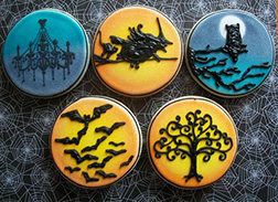 Intricately Artistic Halloween Cookies