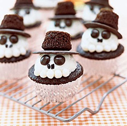 Assorted Skull Cupcakes