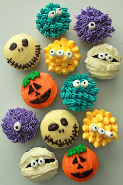 Monster Chow Cupcakes