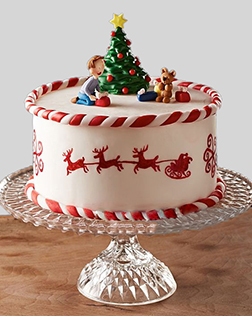 Santa's Gifts Christmas Cake