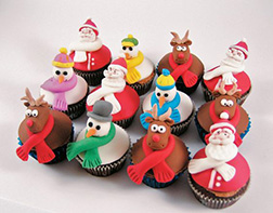 Santa Is Coming - Half Dozen Cupcakes