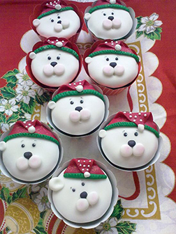 Snuggly Polar Bears - Dozen Cupcakes