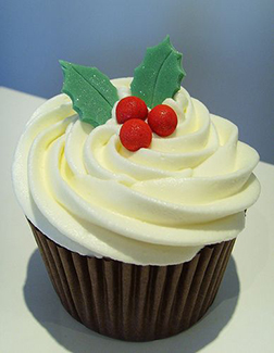 Snow Covered Mistletoe - Half Dozen Cupcakes
