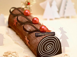 Spirals Yule Log