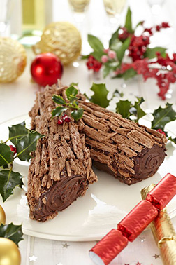 Mistletoe Traditions Yule Log