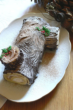 Family Feast Yule Log