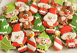 Jolly Wishes Christmas Cookies