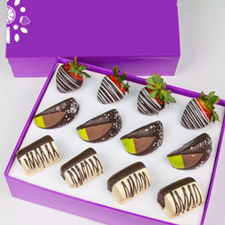 Chocolate Dipped And Swizzle Trio, Gift Baskets