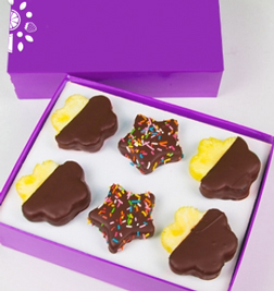 Chocolate Covered Star Pineapple and Pineapple Daisy Duo