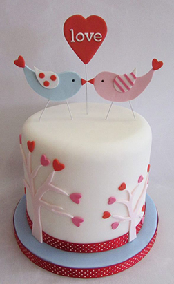 Love Birds Cake