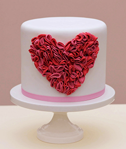 Heartfelt Love Cake