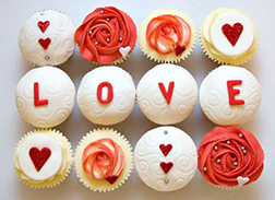 Beloved Rose Dozen Cupcakes