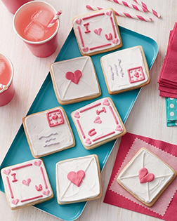 Sweet Love Letter Cookies