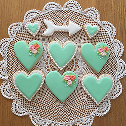 Precious Heart Cookies