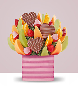 Hearts and Kisses Fruit Bouquet