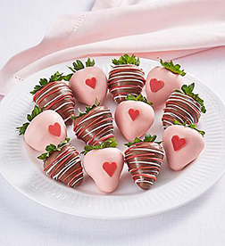 Valentine's Wishes Dipped Strawberries