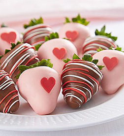 Valentine's Romance Dipped Strawberries