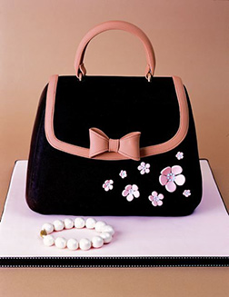 Bags and Pearls Cake