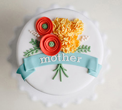 Vintage Floral Mother's Day Cake