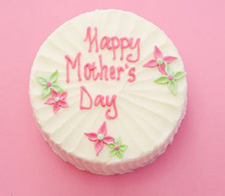 Pastel Poinsetta Mother's Day Cake
