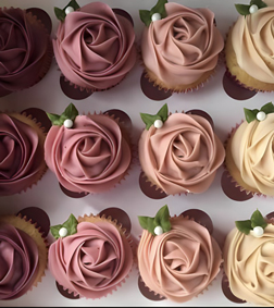 Rose Oasis Cupcakes
