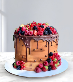 Berry Chocolate Fantasy Cake
