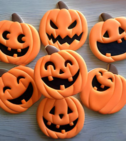 Jack-O-Lantern Cookies