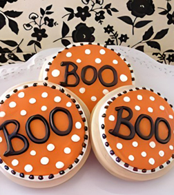 BOO Halloween Cookies