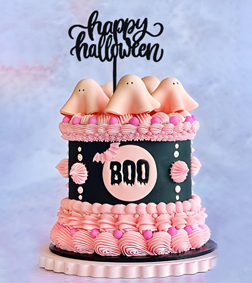 Boo-tiful Haunted Cake