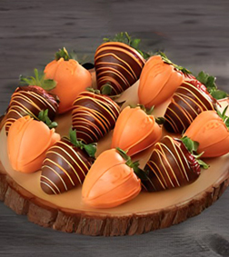 Pumpkin Patch Dipped Strawberries