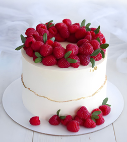 Strawberry Splendor Cake