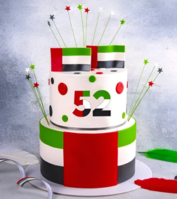 52 UAE National Day Cake